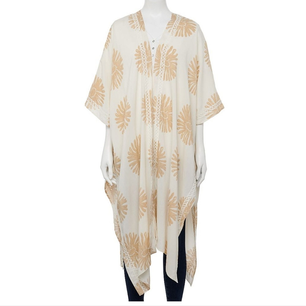 Sonoma Sunflower Stitch Kimono